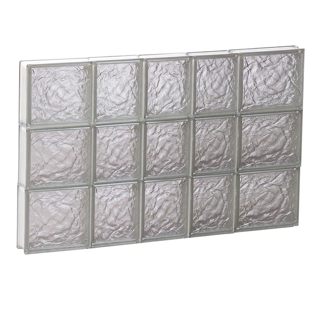 34" X 24" Solid Glass Block Window