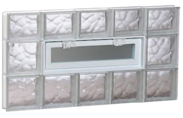 40" X 22" Dryer Vented Glass Block Windows